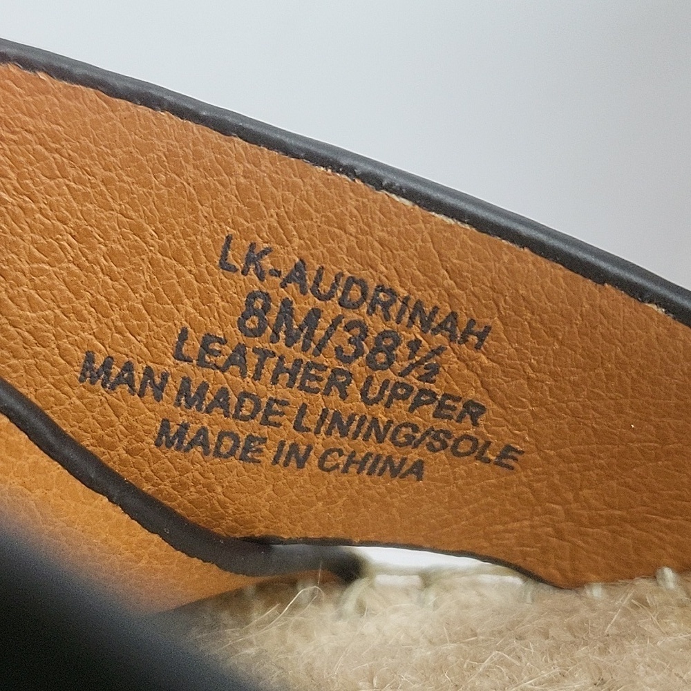 Lucky Brand Audrinah Black Suede Leather Ankle Strap Platform Espadrille… - Picture 16 of 16